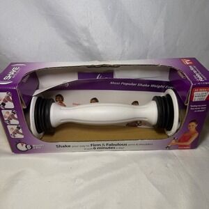 Shake Weight for Women White 2.5lb Upper Body Workout Dumbbell SW2000RT with DVD